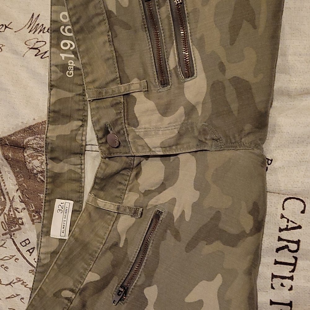 Gap,size 32t,Army Fatigue jeans